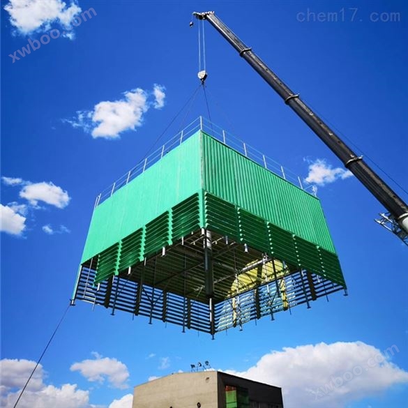 新疆高温逆流玻璃钢冷却塔