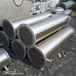 闲置处理二手不锈钢钛材质冷凝器价格低出售