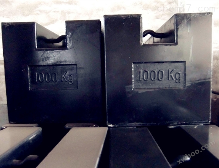 检测合格 1000kg纯铸铁砝码含税