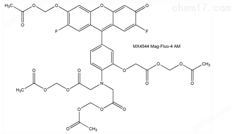 Mag-Fluo-4AM, CellPermeant镁离子荧光探针