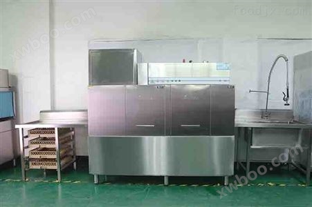 顺德深圳通道式洗碗机厨房工程圣托隧道式 糕点机