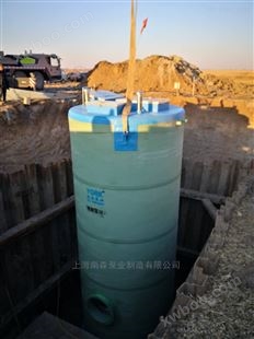 玻璃钢预制一体化雨水泵站