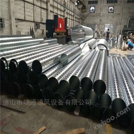 DN80广东广州地区镀锌螺旋风管报价 车间除尘设备