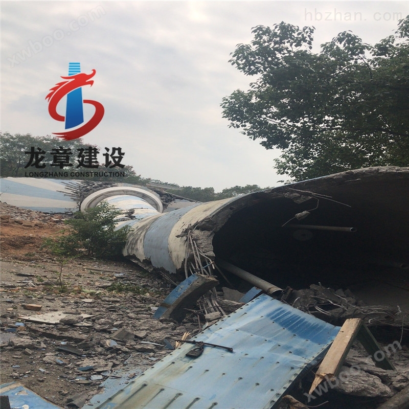 浙江宁波专业锅炉烟囱拆除公司