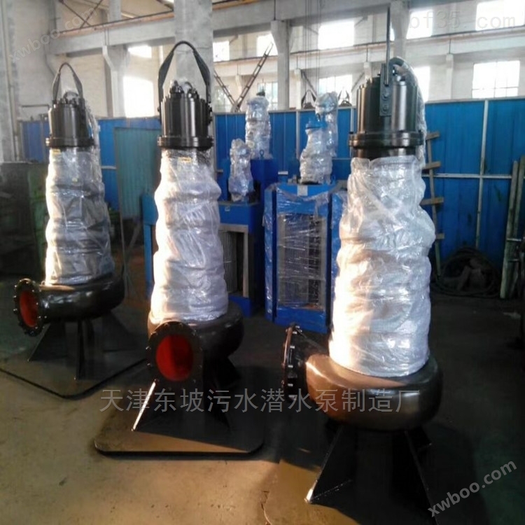 天津无堵塞精铸不锈钢污水泵-潜水轴流泵