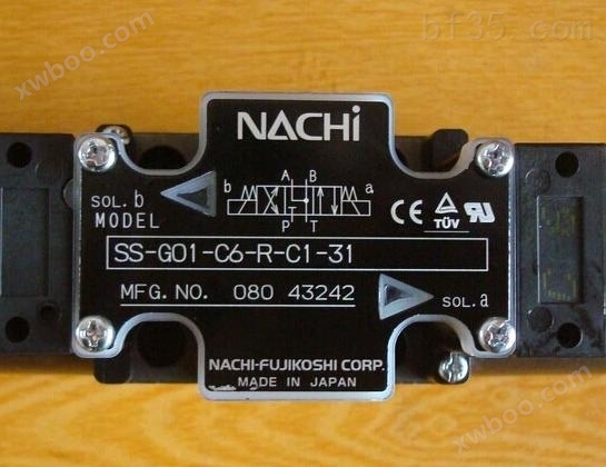 日本原装*NACHi不二越电磁液控换向阀