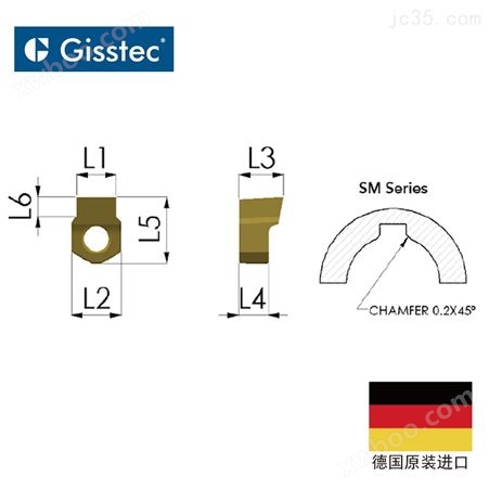 嵌入式键槽刀片-公制-德国GISSTEC公司