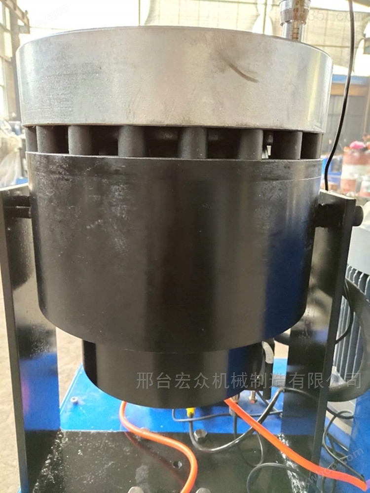 小型电动液压管件缩管机油管加工缩口机