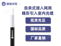 GJYXFCH-1芯，自承式接入网用蝶形引入室内光缆，电力光缆厂家，室内光缆价格