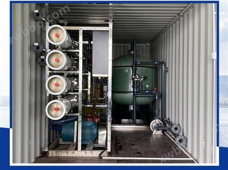大型海水淡化设备_集装箱式100吨每天海水淡化设备系统