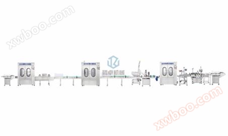 即食燕窝洗瓶烘干灌装旋盖打码贴标生产线