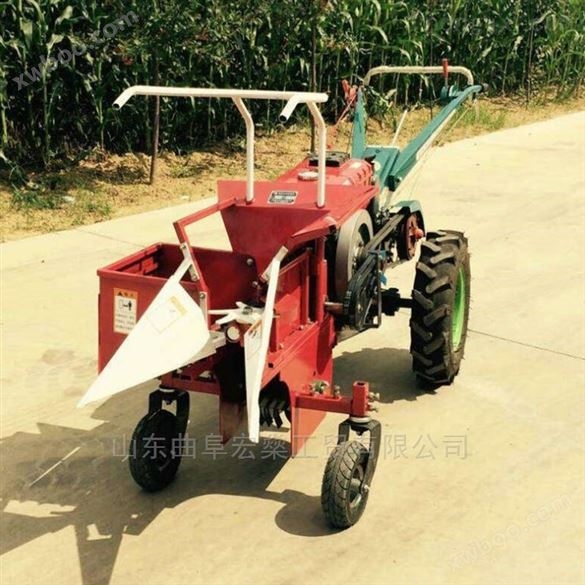 沧州自走式手扶拖拉机带玉米收获机