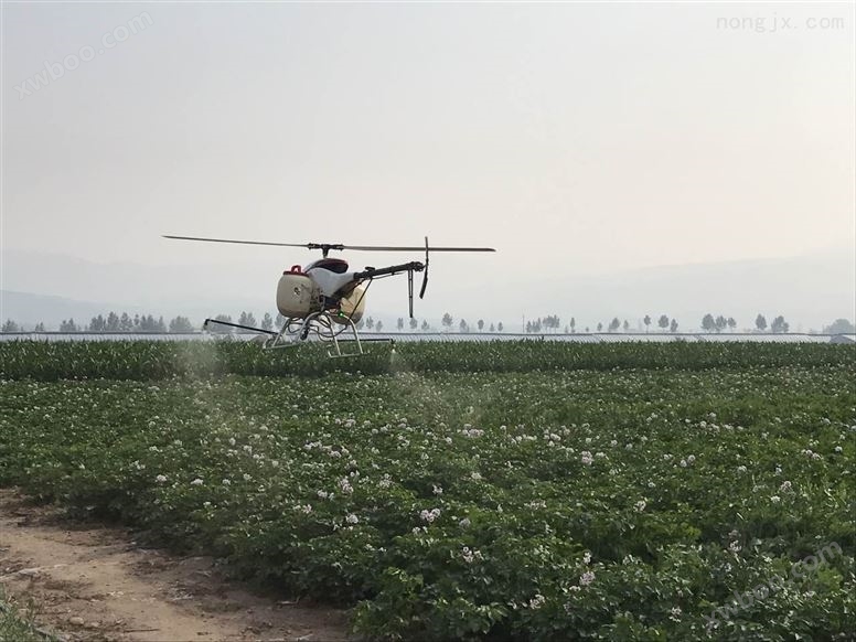 农用智能装备喷药无人直升机