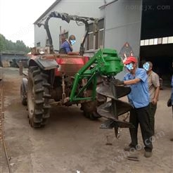 四轮拖拉机带动挖树坑机 钻坑机 栽树挖窝机