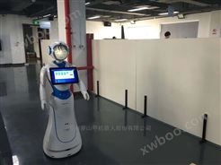 西咸新区空港新展示馆政务迎宾机器人
