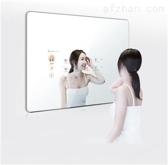 镜面广告机 人体感应镜面屏  虚拟试衣镜