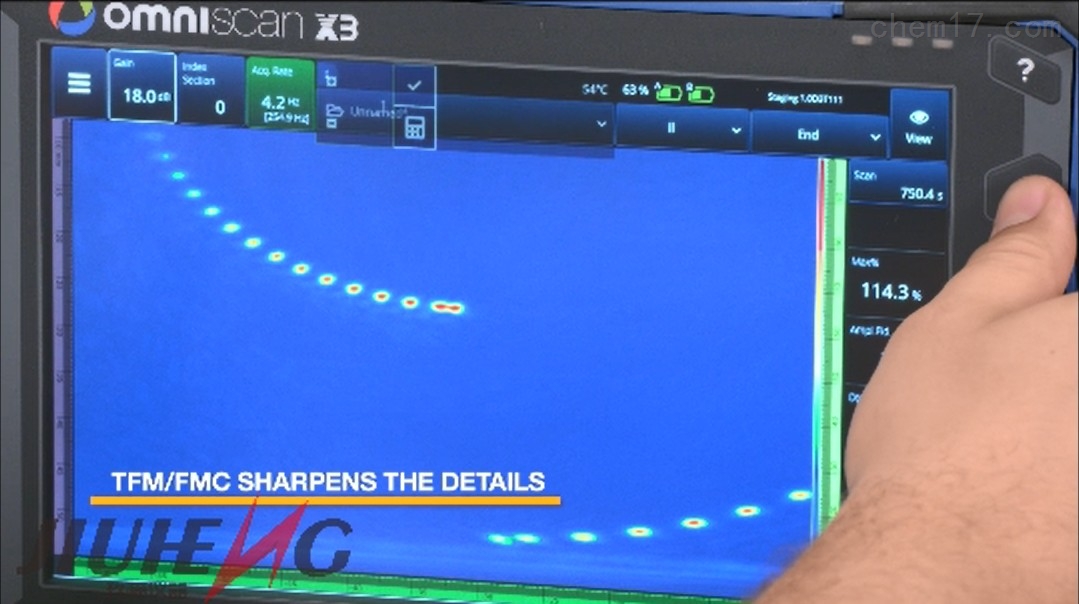 OMNISCAN X3全聚焦相控阵探伤仪功能演示