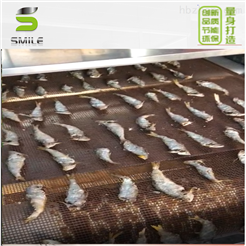 連續式海魚烘烤設備微波黃花魚殺菌一體機